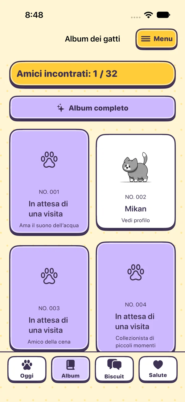 La collezione di gatti di KittyYard